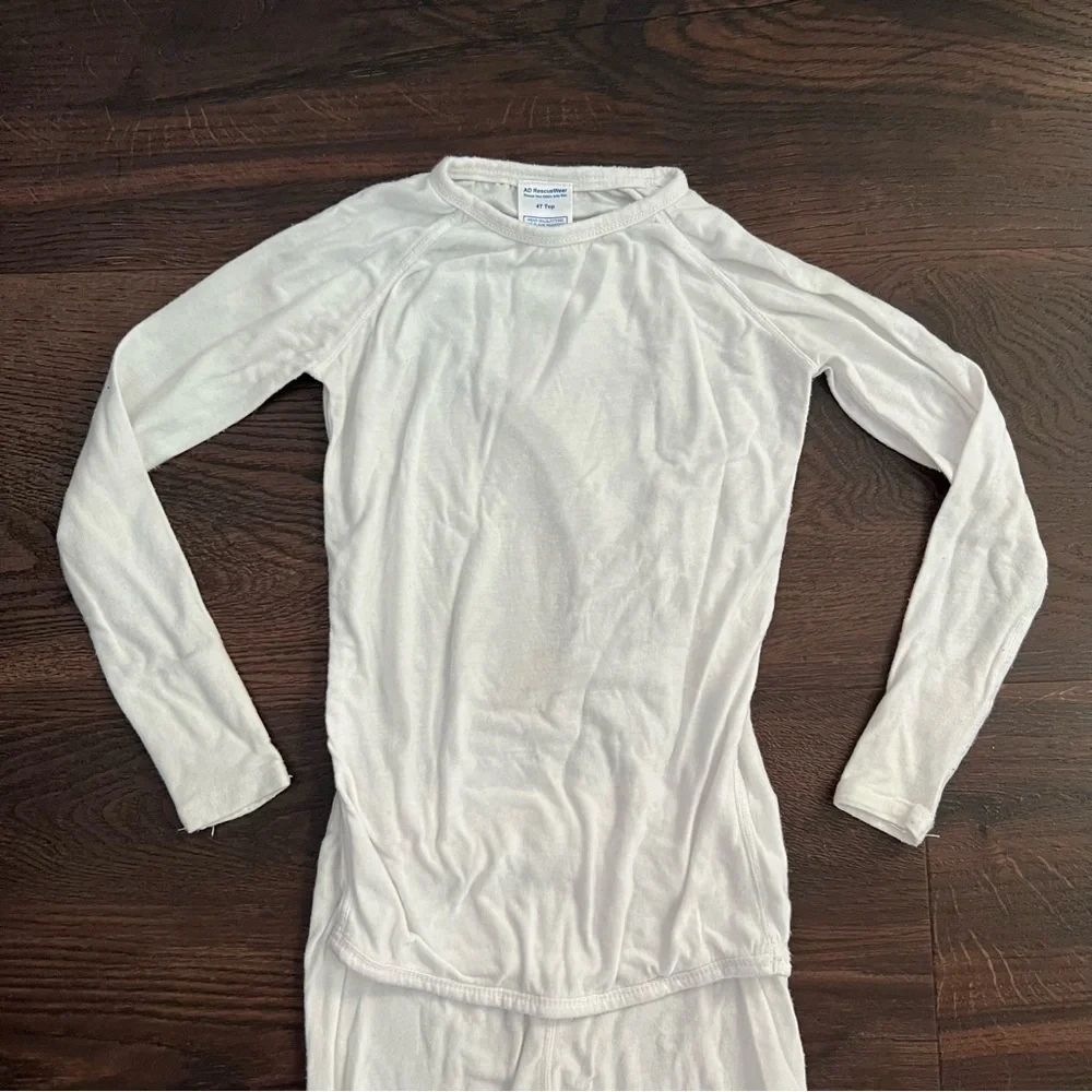 AD Rescue Wear Wet Wrap Therapy Wrap-E-Soothe Long Sleeve pajamas kids size 4T
